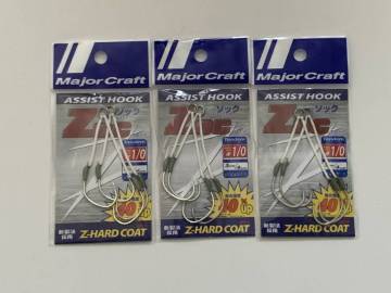 メジャークラフト【Zocアシストフック　Tandem　#1/0　3cm/4cm】３個セット