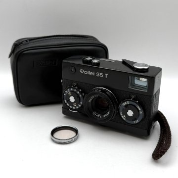 1円～/Rollei/ローライ/35/T/Tessar/40mm/F3.5/ケース付/コンパクトカメラ/フィルムカメラ/ジャンク/I081