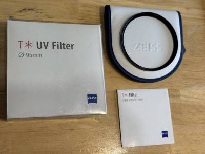 ☆CarlZeiss ZEISS カールツァイス☆T* UVフィルター &Phi;95mm☆カメラアクセサリー 紫外線除去・レンズ保護用フイルター☆