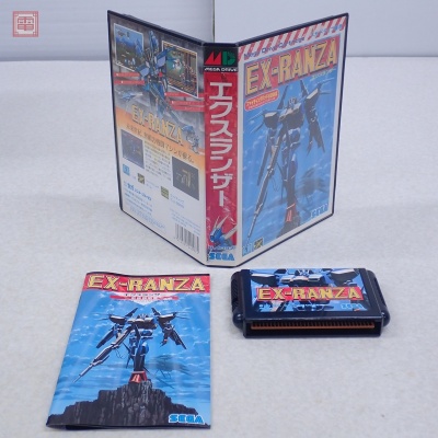 動作保証品 MD メガドライブ エクスランザー EX-RANZA セガ SEGA 箱説付【10