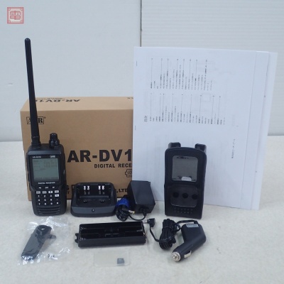 AOR AR-DV10 ハンディ受信機 100kHz〜1300MHz 充電器・ソフトケース・元箱付 エーオーアール【20