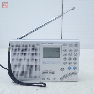 ソニー ICF-SW7600GR BCLラジオ MW/SW/FM ACアダプタ付 SONY【10