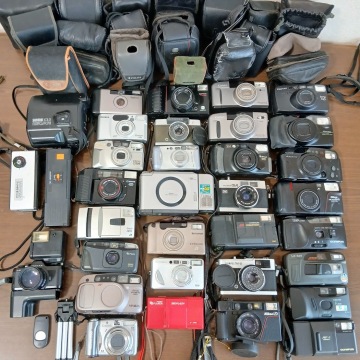 【AF-16】カメラおまとめ　Panasonic　PENTAX　Canon　OLYMPUS　FUJIFILM　MINOLTA　Nikon他　フィルムカメラ/デジカメ/ビデオカメラなど