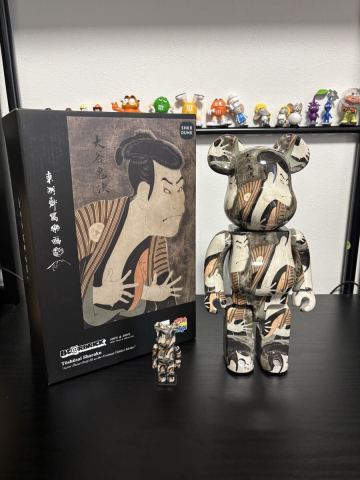BEARBRICK ベアブリック メディコム トイ フィギュア 冨嶽三十六景 東洲斎写楽