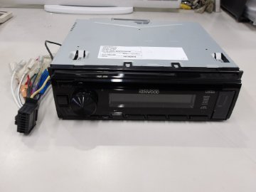 (R07/12/3-7) &Phi; 1DINオーディオ / ケンウッド / U340W / CD / USB / ラジオ / 中古 / ワイドFM対応