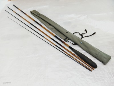 R※ 和竿 へら竿 SHIMANO シマノ 朱紋峰　先ぬけ　並継３ 十尺