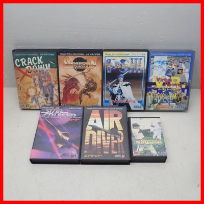 MD メガドライブ ソーサリアン/クラックダウン/バーチャレーシング/スタークルーザー 等 まとめて7本セット 箱説付 動作未確認【10