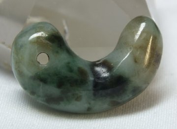 １円～▲▽■龍香堂■「国石」糸魚川翡翠　勾玉２５ｍｍ即決ｆ4*△▼