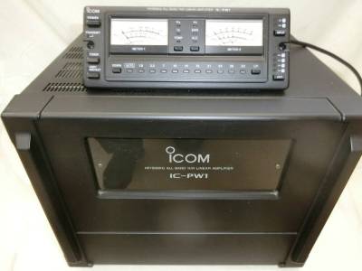 アイコム　ＰＷ－１　１ＫＷリニアアンプ(オーバーホール済み)　中古品