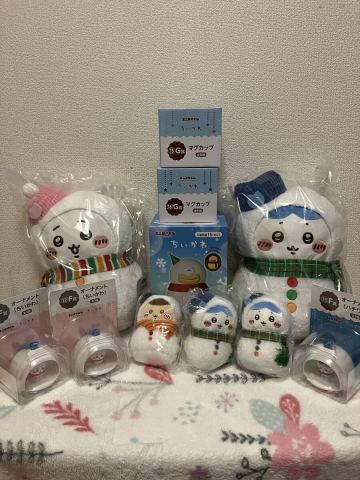 ちいかわ エニマイくじ ラストワン　A.B賞　E賞3つ　F賞3つ　G賞2つ