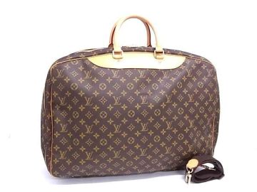 1円 ■美品■ LOUIS VUITTON ルイヴィトン M41391 モノグラム アリゼ トロワ ポッシュ トラベルバッグ 旅行かばん ブラウン系 FR7151