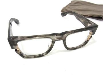 1円 ■新品同様■ DITA ディータ DTX122-53-03AF べっ甲調 メガネ 眼鏡 めがね メンズ レディース グレー系 FR7252