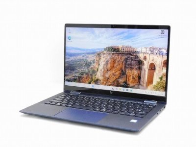 1円スタート hp Elite Dragonfly 7WK09AV Core i5 8265U 1.6Ghz 8GB 256GB(NVMe SSD) 13.3インチ FHD (1920&times;1080) タッチパネル Win11 Pro