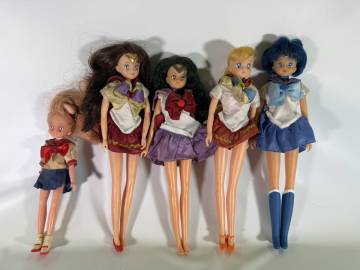 【おまとめ】 美少女戦士セーラームーン BANDAI バンダイ TKTAT 1993年 着せ替え人形 当時物