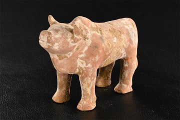 【永】c312【兵庫県の図書館や博物館の館長を歴任された歴史研究家遺族委託品】中国美術　墳墓遺留品　唐時代　動物俑 　優品美品