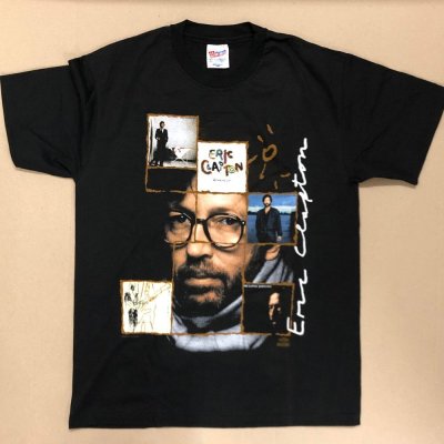 【USED】≪ 1円スタート ≫ ERIC CLAPTON (エリック・クラプトン) ③ / Tシャツ Lサイズ WORLD TOUR 1993 古着 ロック ROCK バンドT