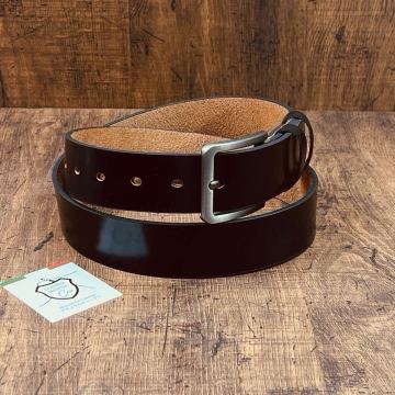 【貴重】 〜110cm ヌメ革 レザー　牛革 調整可 イタリアンレザー フリーサイズ カジュアル メンズベルト ビジネス 紳士 1円 本革 送料無料 