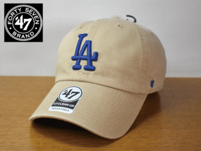 B189《未使用品》47 BRAND 47ブランド【フリーサイズ】MLB LA DODGERS ドジャース 野球帽 帽子 キャップ USモデル