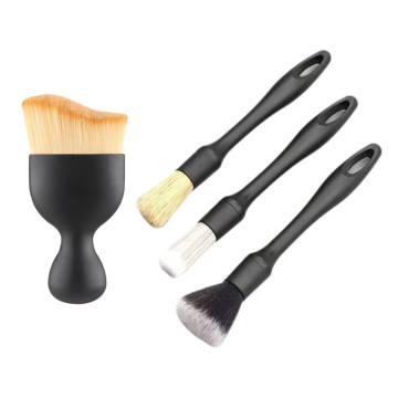 【4個入り】洗車ブラシ 洗車用品 ディテーリングブラシ タイヤブラシ ディテールブラシ 洗車道具 隙間掃除 汚れを取り;6646;