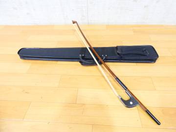 【USED!Knoll コントラバス用弓★クノール/ケース付き/全長：約76ｃｍ/重量：約137ｇ＠100（12）】