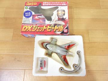 (S)◎未使用 当時もの バンダイ ウルトラスーパーメカ ウルトラマン DX ジェットビートル 約16cm 1996年 科学特捜隊 円谷特撮メカ ＠60(11)