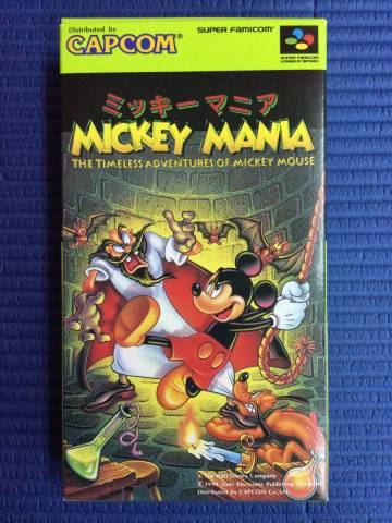 【GB2931/60/0】スーパーファミコンソフト★ミッキーマニア★ディズニー★スーファミ★SFC★任天堂★レトロゲーム★説明書付き★