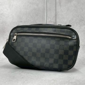 極美品◆LOUIS VUITTON ルイヴィトン アンブレール ボディバッグ ダミエグラフィット ショルダーバッグ メンズ ブラック