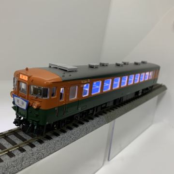 非冷房化 加工品 M車 動作確認済 HOゲージ クモハ165 湘南色 KATOベース 165系 1円〜