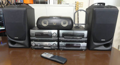 ●引き取り限定●東京都飯田橋●ケンウッド システムコンポ ALLORA XG7M●ジャンクです●