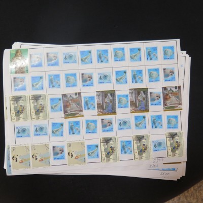 110円切手50面台紙貼50枚　額面275000円分　