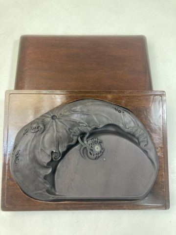 ⑤ 中国硯　端石蟹眼硯　文房四宝 中国古玩 中国美術 書道具