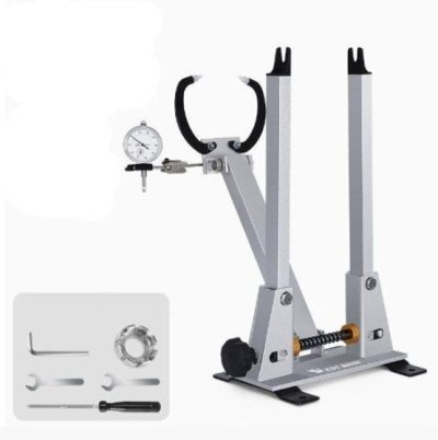 自転車ホイールツルーイングスタンド ダイヤルインジケーターゲージタイヤリムホイールブラケットMTBロードBMXバイクユーティリティ修理ツ