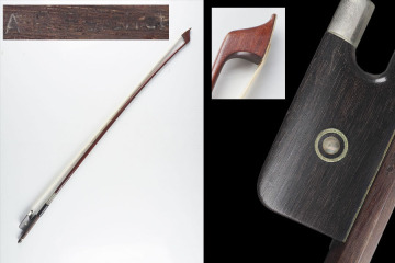 A_XG26_10 A.R.REICHEL チェロ 弓 72cm /検 Victor Bernard Guillaume Bruxelles cello ギオーム ギョーム フランス ドイツ 笹野光昭 黒檀