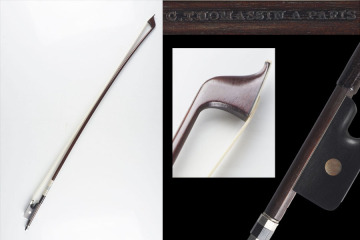A_XG27_10 C.THOMASSIN A PARIS チェロ 弓 71.5cm /検 Victor Bernard Guillaume Bruxelles ギオーム ギョーム フランス ドイツ 笹野光昭 