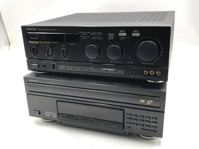 ♪▲【KENWOOD ケンウッド】システムコンポ プリメインアンプ/LDプレーヤー 2点セット A-7J/LVD-7J まとめ売り 1209 3