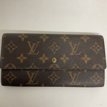 代KDS103-60◆ Louis Vuitton ルイヴィトン モノグラム ポルトモネクレディ　2つ折り長財布　コインケース　2点まとめ