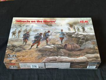 Miracle on the Marne (German infantry with an MG08 MG crew, French Infantry, British Infantry with a Vickers MG crew)1/35 ICM 3530