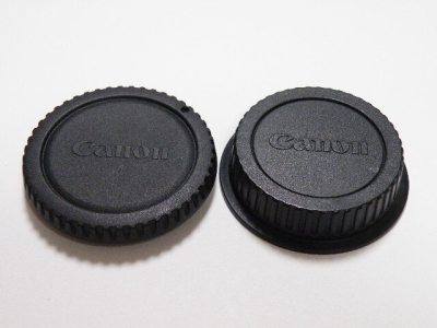 ◎ Canon キャノン 純正 EOS EFマウント用 ボディキャップ PC-GF30 + レンズ リアキャップ