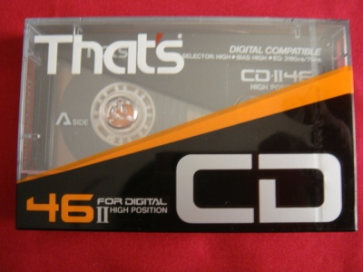 That&rsquo;s・太陽誘電^,,._46Ⅱ FOR DIGITAL/HIGH POSITION(TYPEⅡ)・カセットテープ_.,,^「未使用品」