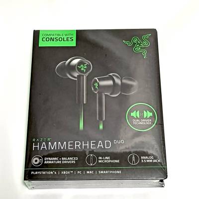 【新品・未開封】並行輸入品 Razer Hammerhead Duo Console RZ12-030300-R3M1 レイザー ハンマーヘッド コンソール グリーン