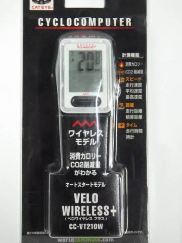 びっくり！【入れ替え処分】キャットアイ VELO WIRELESS＋ CC-VT210W ホワイト