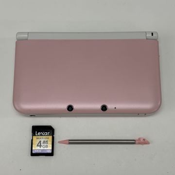 ☆送料無料・1円〜☆ Nintendo ニンテンドー3DS LL 本体 ピンク&times;ホワイト SDカード セット ニンテンドー 任天堂 3DSLL 初期化済 40