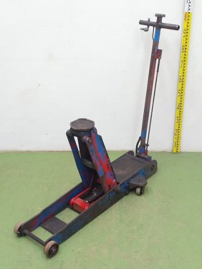 (1円スタート！) フロアジャッキ 低床ジャッキ メーカー/耐荷重不明 自動車整備 動作良好 A5146