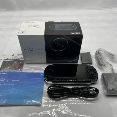 【mh/12.8/5】SONY ソニー PSP-3000 ピアノブラック ゲーム機 箱