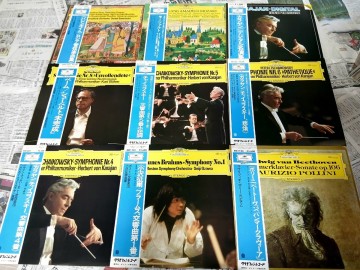 名門ドイツグラモフォンすべて帯付LP69枚BOX3組まとめて!カラヤン ベーム アルゲリッチ ケンプ他レコード