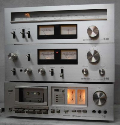 【J】Pioneer TX-7800II SA-7600II CT-400 システムコンポ パイオニア 3075702