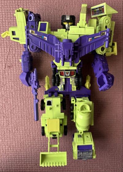 トランスフォーマー ビルドロン デバスター タカラ 当時物 