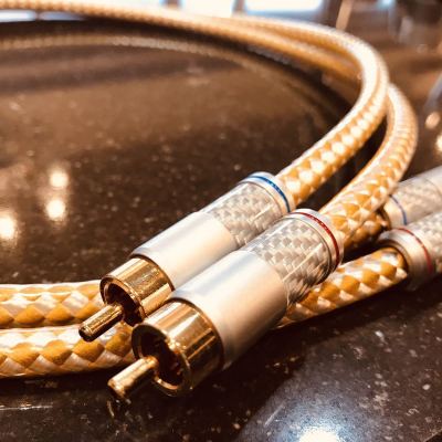 66万 LIO 職人が丹念にHandmadで制作 RCAケーブル 5450 このクラスになると更に月とスッポンくらい次元が違ってきます! 0.75m 訳あり品