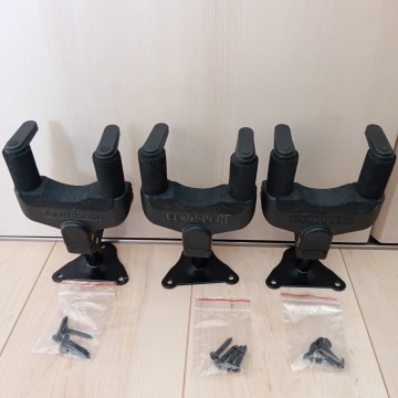 中古品３セット送料無料　ギターハンガー　壁掛け　ハーキュレス　オートロック機能　HERCULS