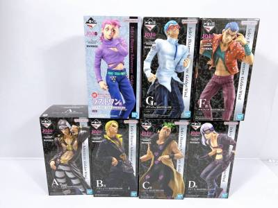 #56/YR720★一番くじ ジョジョの奇妙な冒険黄金の風 ラストワン賞 ヴィネガー・ドッピオ フィギュア他フィギュアまとめ売り